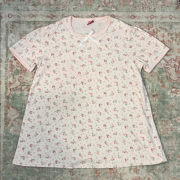 expectant state Other - Floral Pink night time pj top/shirt